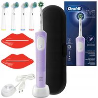 SZCZOTECZKA ELEKTRYCZNA ORAL-B VITALITY PRO D103 LILAC FIOLET + DODATKI