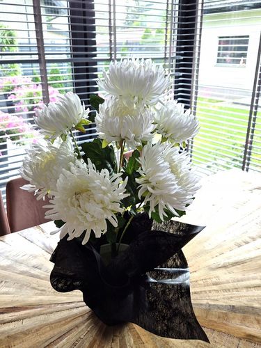 Chryzantema bukiet sztuczne kwiaty chryzantema xxl na Arena.pl