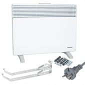 Elektryczny grzejnik konwektorowy przenośny ścienny termostat WARMTEC 1000W