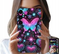 ETUI DO SAMSUNG GALAXY A13 5G - KOLOROWY MOTYLEK SERCE MODNE WZORY CASE