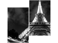 60X60CM INNE SPOJRZENIE WIEŻĘ EIFFLA DWU OBRAZ ŚCIAN