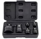 REDUKCJE UDAROWE NA NASADKI ZESTAW REDUKCJI 1/4 1/2 3/4 3/8 6EL + WALIZKA