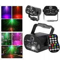 LAMPY DISCO NA IMPREZĘ DOM PARTY LIGHTS RGB LAMPA LASEROWA LED