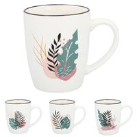 kubek porcelanowy liście 365ml