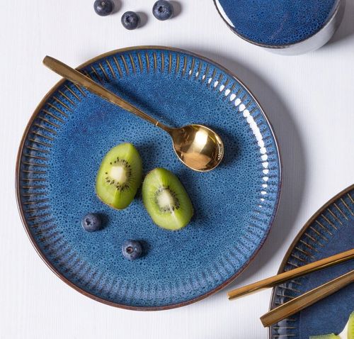 Talerz Talerzyk deserowy porcelanowy Altom Design Reactive Stripes 20,5 cm na Arena.pl