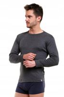 Podkoszulka Męska Długi Rękaw Grafit 100% Bawełna Ciepła Thermo 2XL - Moraj