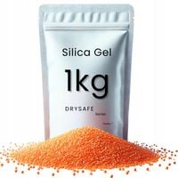 SILICA GEL 1kg Pomarańczowy żel krzemionkowy, pochłaniacz wilgoci 3-5mm