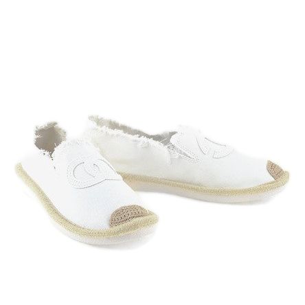 Białe espadryle wsuwane NB273P-3 r.36 na Arena.pl