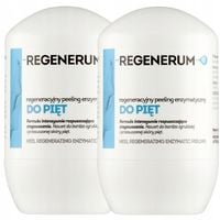 2x REGENERUM Peeling enzymatyczny do pięt roll-on 50 ml
