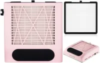 Pochłaniacz pyłu do frezarki Różowy HEPA DUŻA MOC Beauty Limited 80W