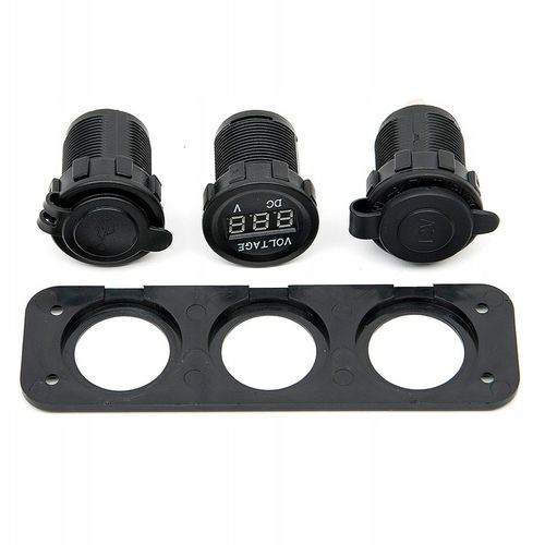 GNIAZDO ZAPALNICZKI SAMOCHÓD WOLTOMIERZ 2x USB 2A na Arena.pl