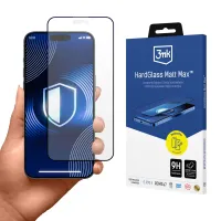 Matowe szkło hartowane 3mk HardGlass Matt Max na Apple Iphone 17 Pro