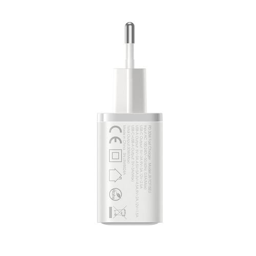 ładowarka sieciowa usb-c - usb-a 30w pd - biała na Arena.pl