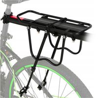 BAGAŻNIK ROWEROWY TYLNY DO ROWERU NA ZAKUPY ALUMINIUM UNIWERSALNY 50KG