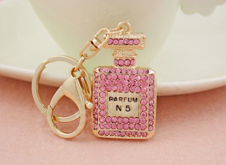 Brelok Do Kluczy - Perfumy - Z Cyrkoniami zdjęcie 7