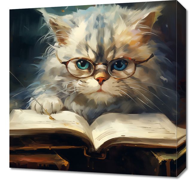 Obraz 50x50cm Ucz Się Ucz zdjęcie 1