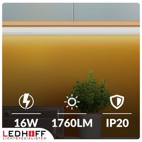 Listwa podszafkowa LED oprawa meblowa do kuchni 3 barwy światła 120cm na Arena.pl