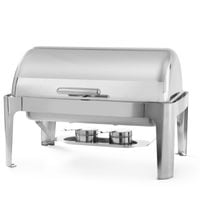 podgrzewacz do potraw na pastę rolltop gn1/1 65mm stalowy - hendi 470305