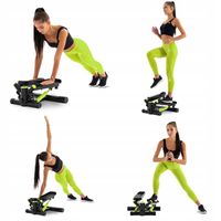 Stepper steper skrętny do ćwiczeń fitness z licznikiem LCD Hop Sport