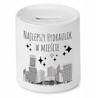 Skarbonka Dla Hydraulika Najlepszy W Mieście Z Nadrukiem Ze Zdjęciem