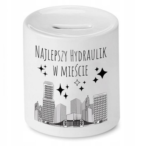 Skarbonka Dla Hydraulika Najlepszy W Mieście Z Nadrukiem Ze Zdjęciem na Arena.pl