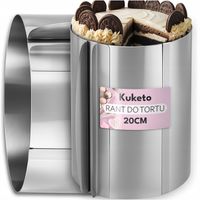 RANT DO TORTU WYSOKI 20CM REGULOWANY TORTOWNICA DO CIAST ŚREDNICA 16-30CM