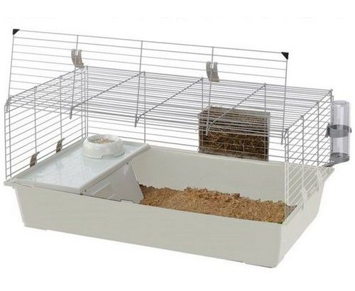 Ferplast Klatka Rabbit 100 biała [57052370] ^^ zdjęcie 1