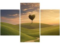 90X60CM OBRAZ DRZEWO SERCE