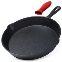 patelnia żeliwna 25cm z silikonową nakładką cast line 199035