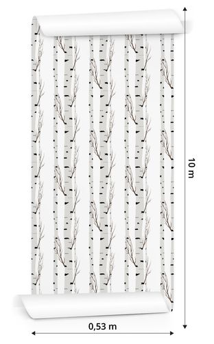 Tapeta Piękne Delikatne Brzozy na Arena.pl