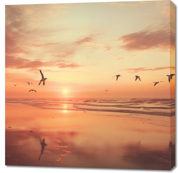 Obraz 90x90cm Spokojna Przystań zdjęcie 1