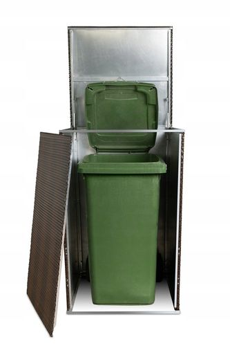 Obudowana śmietnik do ogrodu z technorattanu RD18 na Arena.pl