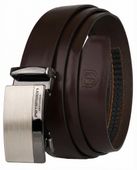 pasek skórzany automatyczny męski do spodni skóra naturalna brąz peterson