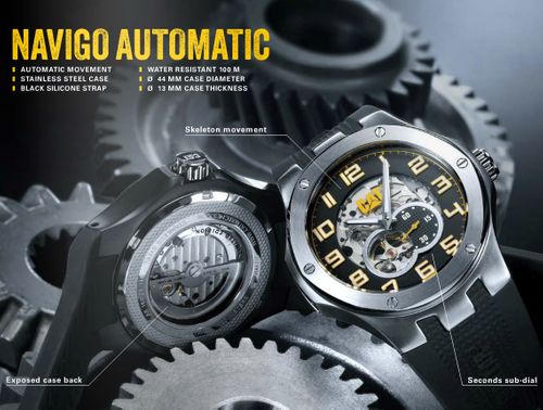 Zegarek CAT® NAVIGO AUTOMATIC A8.148.11.111 na Arena.pl