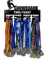 Wieszak na medale SNOWBOARD twoje imię dowolny tekst 197.1