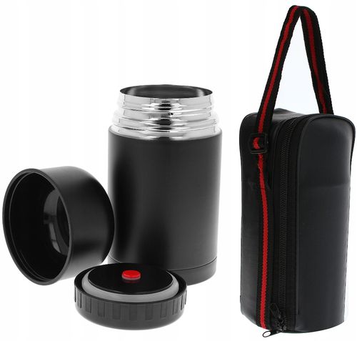 TERMOS OBIADOWY Menażka 0,6L POJEMNIK Na ZUPĘ Żywność Obiad POKROWIEC 1062 na Arena.pl