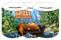 Skarbonka Ceramiczna Grizzy i Lemingi