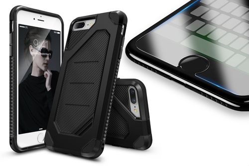ETUI RINGKE MAX IPHONE 8/7 PLUS + SZKŁO 3MK FG na Arena.pl