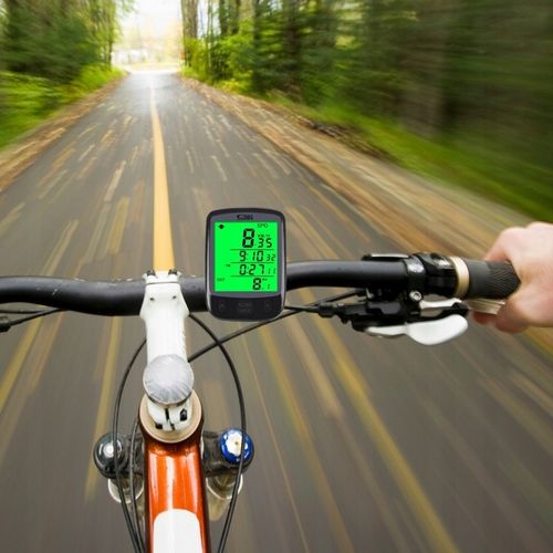 LICZNIK ROWEROWY PRZEWODOWY 28 FUNKCJI LCD DO ROWERU PRĘDKOŚCIOMIERZ IP68 na Arena.pl