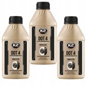 3x Płyn hamulcowy DOT-4, opakowanie 500ml - Syntetyczny płyn hamulcowy