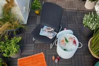 Zestaw mebli ogrodowych Rio Patio Keter - grafitowy