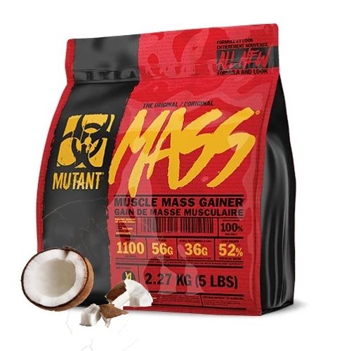 PVL MUTANT MASS NEW 2270g GAINER MASA SIŁA 2,3kg WEGLOWODANY ZLOZONE BIAŁKO na Arena.pl