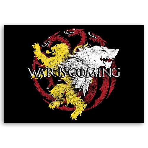 Obraz na płótnie - Canvas, War is coming 100x70 na Arena.pl