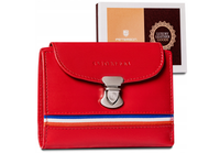 skórzany portfel damski z systemem rfid — peterson