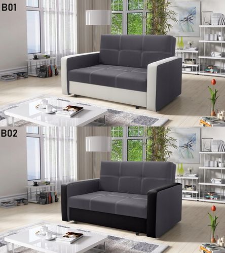 Sofa Bella II rozkładana, pojemnik na pościel na Arena.pl