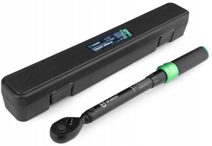 KLUCZ DYNAMOMETRYCZNY 1/4" Z BLOKADĄ 1-25NM CERTYFIKAT KALIBRACJI CR-V ETUI zdjęcie 7