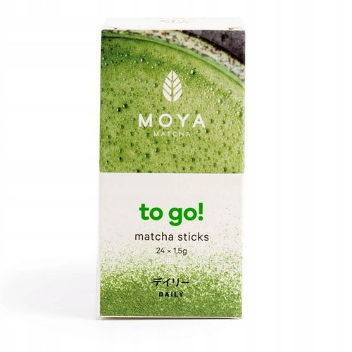 Moya Matcha Codzienna TO GO! 24 saszetki japońskiej bio herbaty matcha na Arena.pl