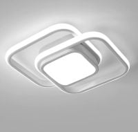 ZYRANDOL SYPIALNIA LAMPA WISZACA BIALA LED 6500K NOWOCZESNA DO SALONU 32W