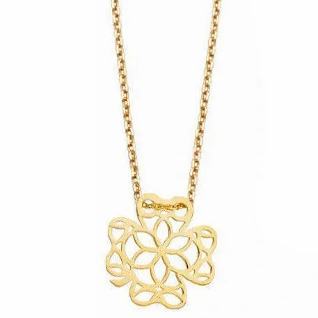 Złoty naszyjnik 333 CELEBRYTKA AŻUROWA KONICZYNKA zdjęcie 1