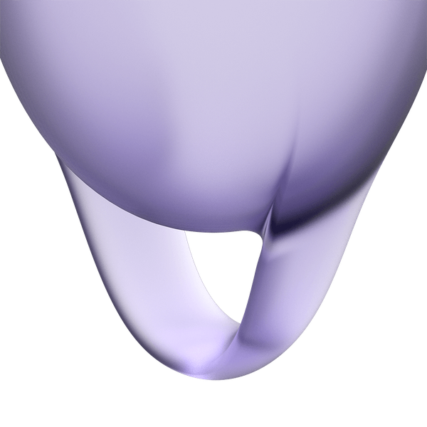Satisfyer Feel Confident Menstrual Cup Set Lila zdjęcie 3
